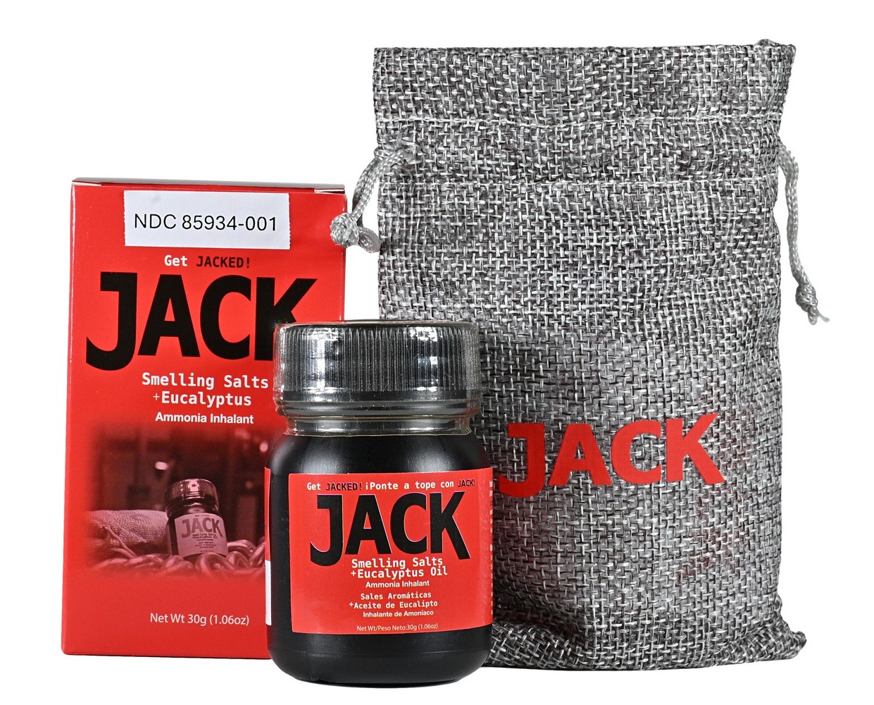 trio Jack smelling salt